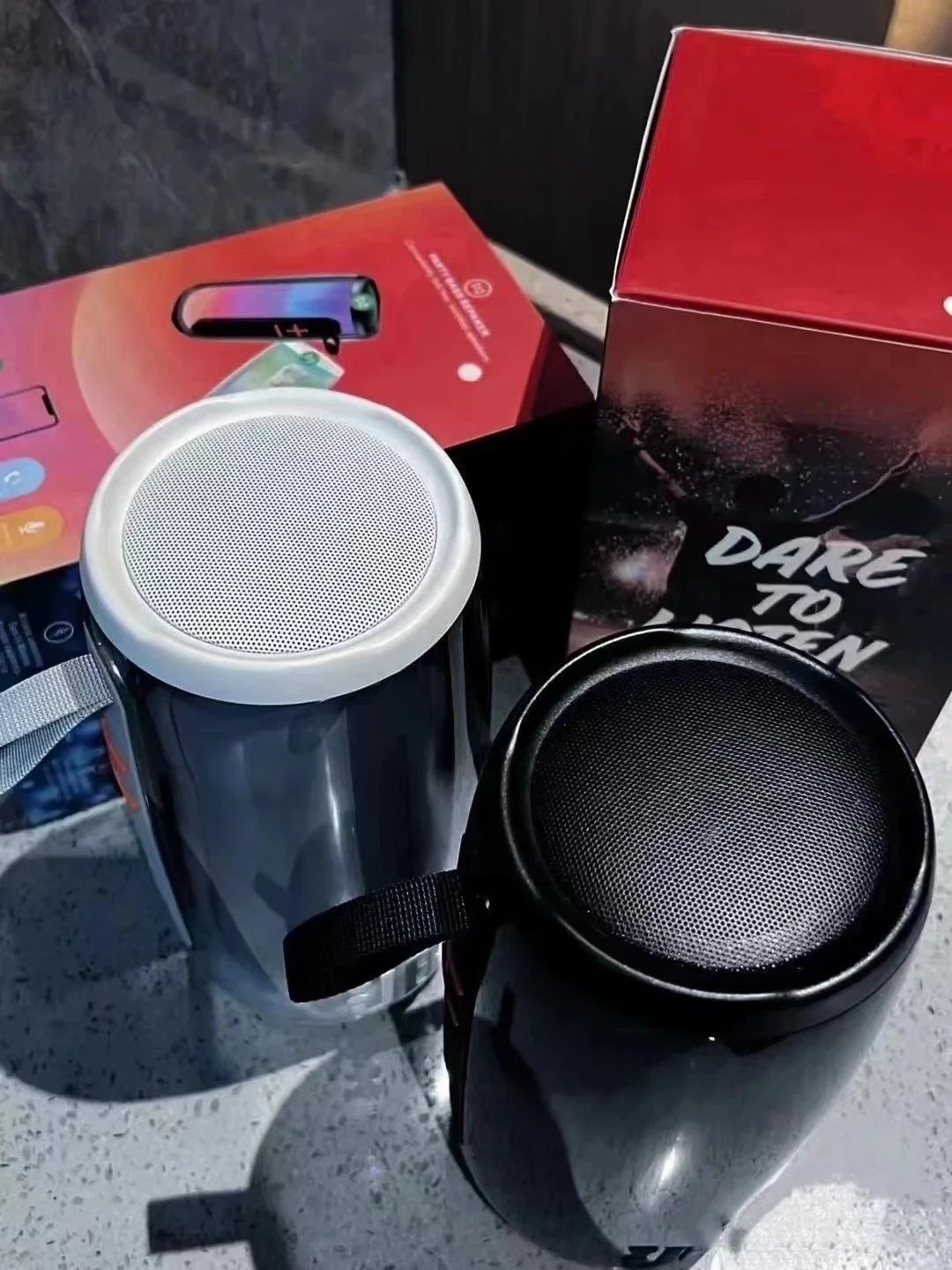 JBL PartyBox On-The-Go Portable Speaker with LED Light Show and Microphone - 7