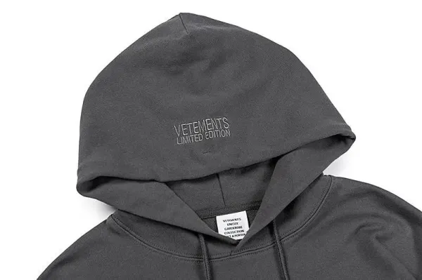 Vetements x Hello Name Tag White Hoodie - 23