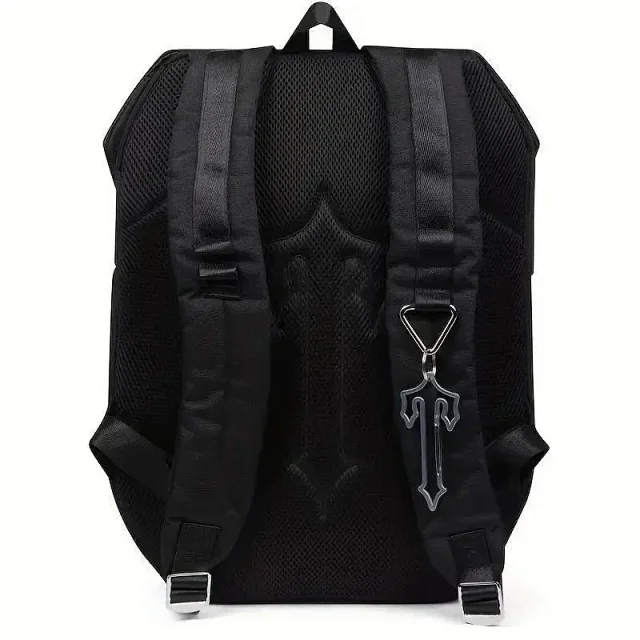 Unbranded Backpacks Flap Backpack with Sword-Shaped Metal Clasp product detail image 3