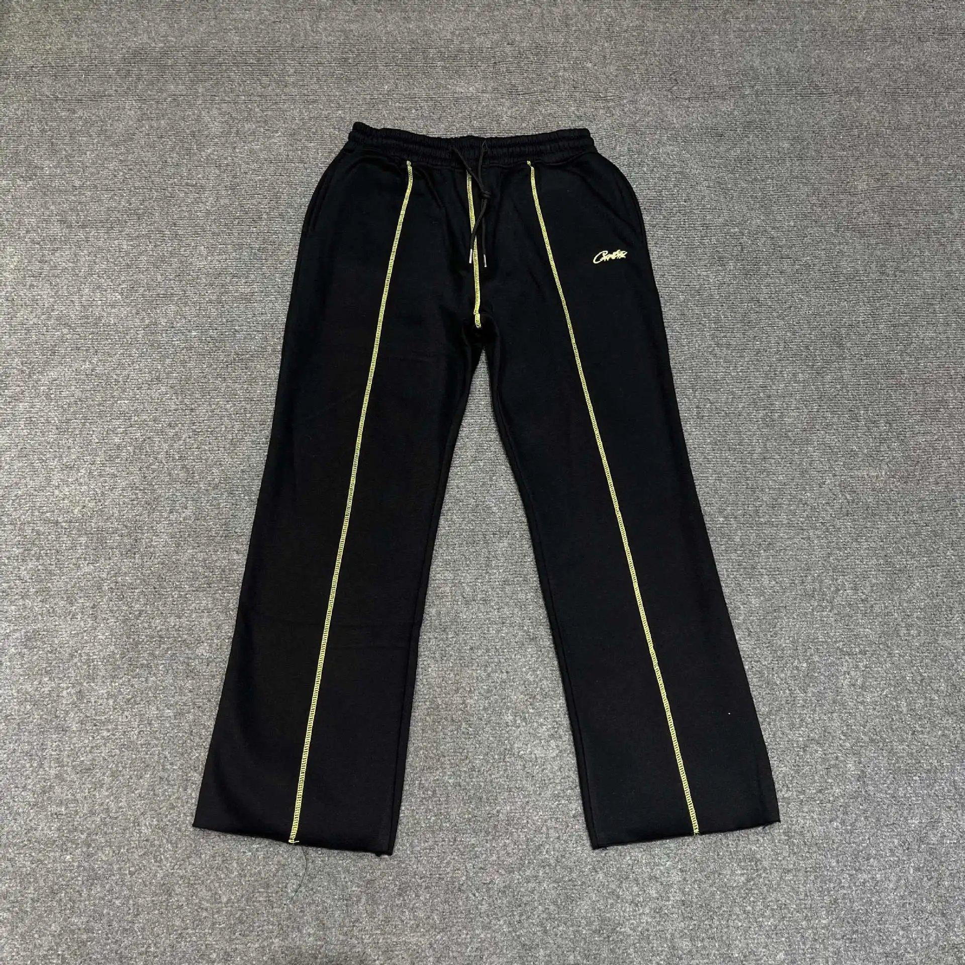 Vintage Hip-Hop Patchwork Hoodie Sweatpant Set photo 5