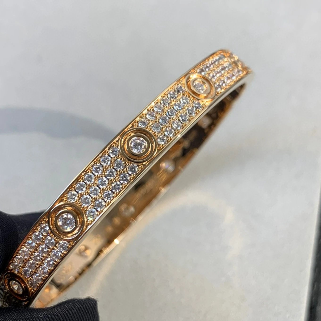 Cartier Love Diamond-Set Bracelets — Multiple Finishes product photo 4