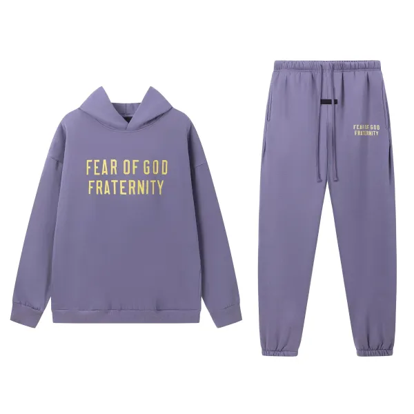 Homecoming Logo Hoodie and Sweatpants Set Black - 8