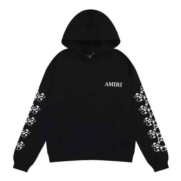 Amiri Floral Embroidered Hoodie White - 9