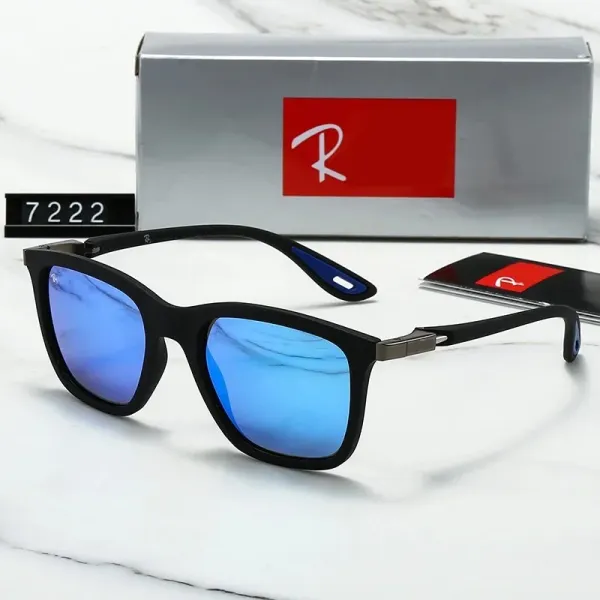 Ray-Ban RB7222 Blue Mirror Sunglasses - 1