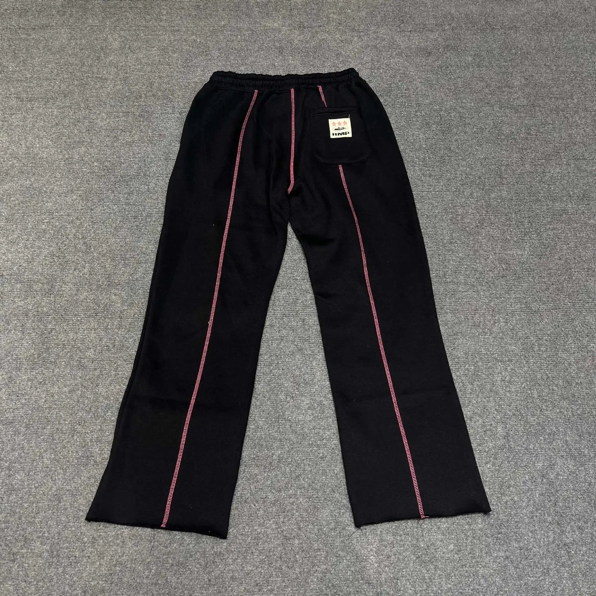 Vintage Hip-Hop Patchwork Hoodie Sweatpant Set photo 6