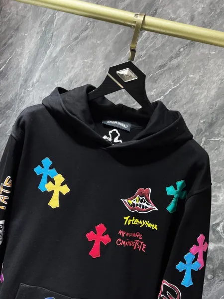 Chrome Hearts x Mind State Fate Complete Hoodie Black/White/Gray - 10