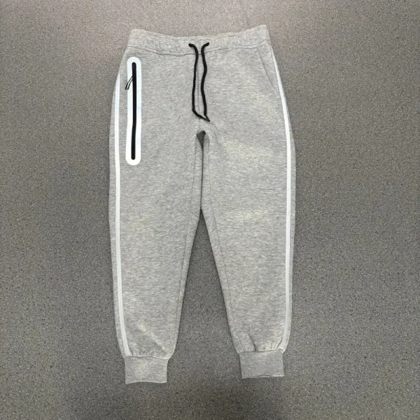 Nike Tech Fleece Joggers Black with Reflective Stripe Sweatpants - 10