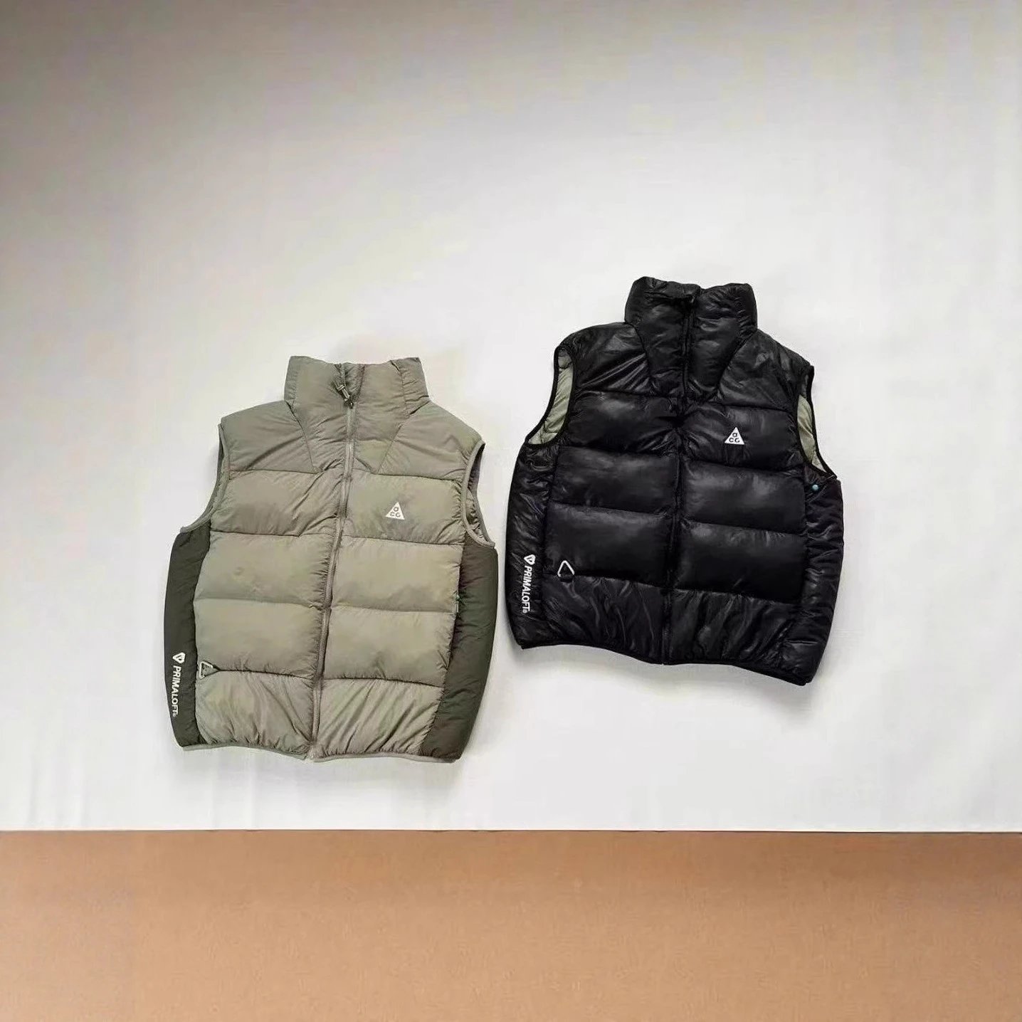 外贸AC冬季背心马甲防风保暖情侣棉服潮牌学生同款立领百搭外套 - 133136