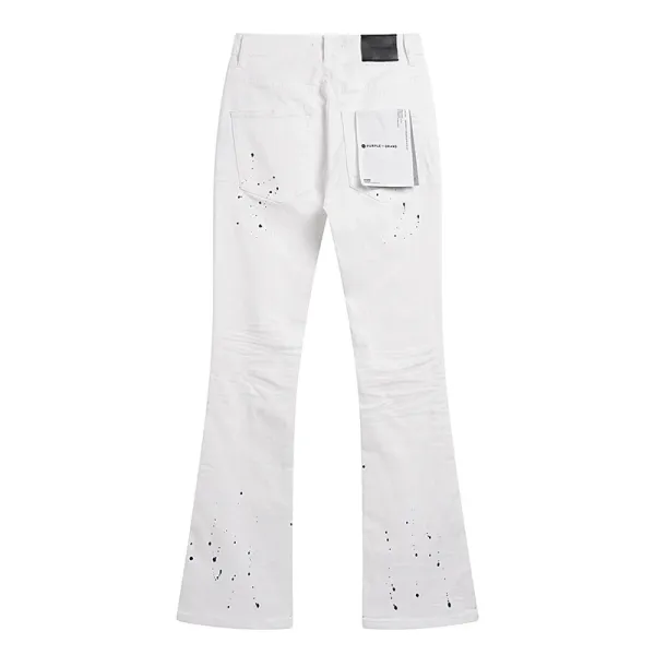 Amiri Paint Splatter Distressed Jeans Black Multicolor - 27