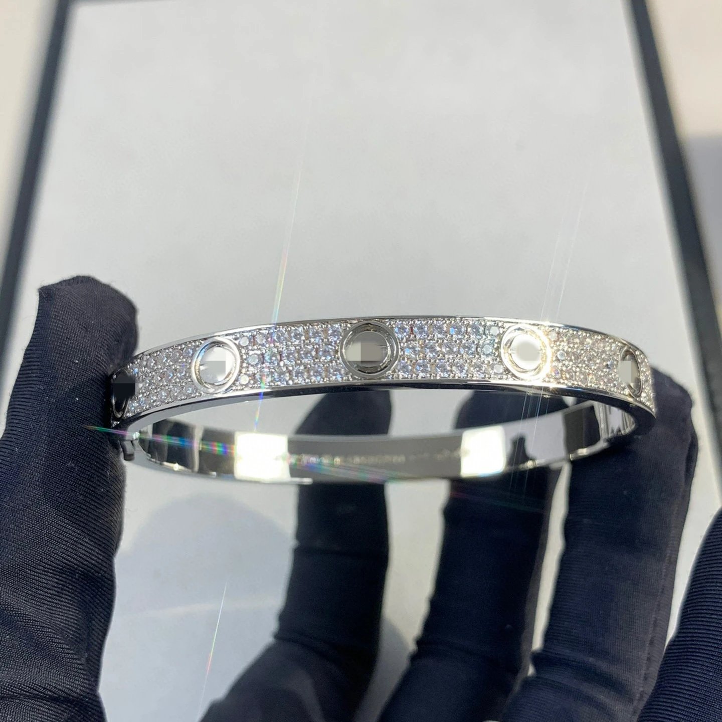 Cartier Love Diamond-Set Bracelets — Multiple Finishes product photo 2