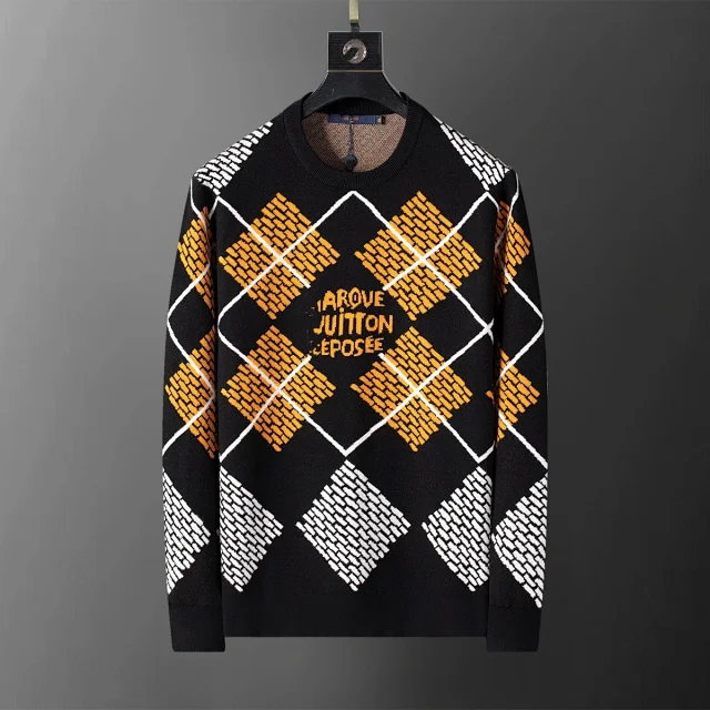Louis Vuitton Knitwear Logo Jacquard Knit Sweater product detail image 11