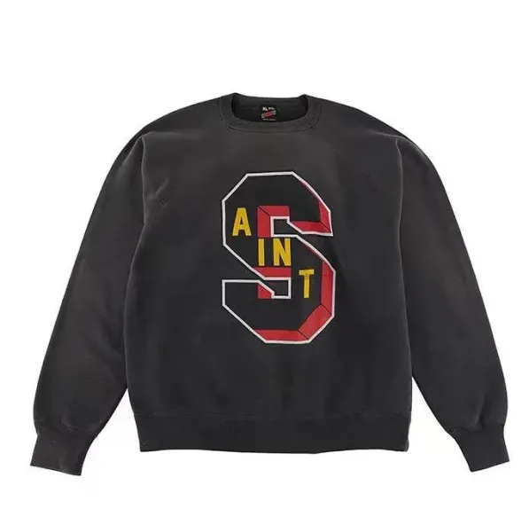 Saint Tears Skeleton Ribcage Long-Sleeve T-Shirt Black - 56