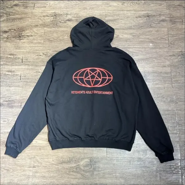 Vetements x Hello Name Tag White Hoodie - 5