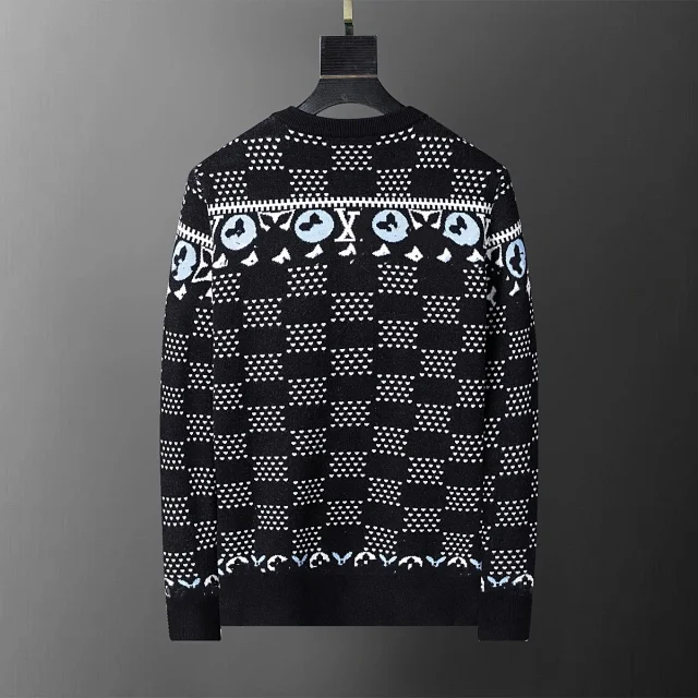 Louis Vuitton Knitwear Logo Jacquard Knit Sweater product detail image 8