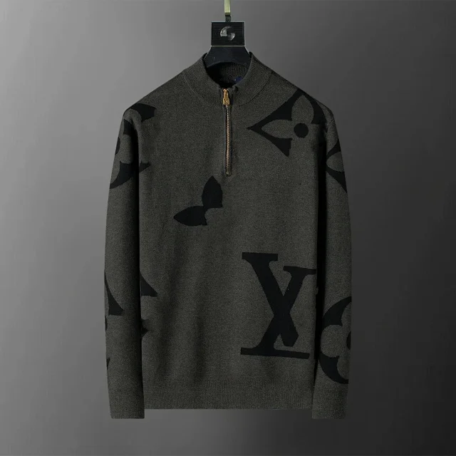 Louis Vuitton Knitwear Logo Jacquard Knit Sweater product detail image 3