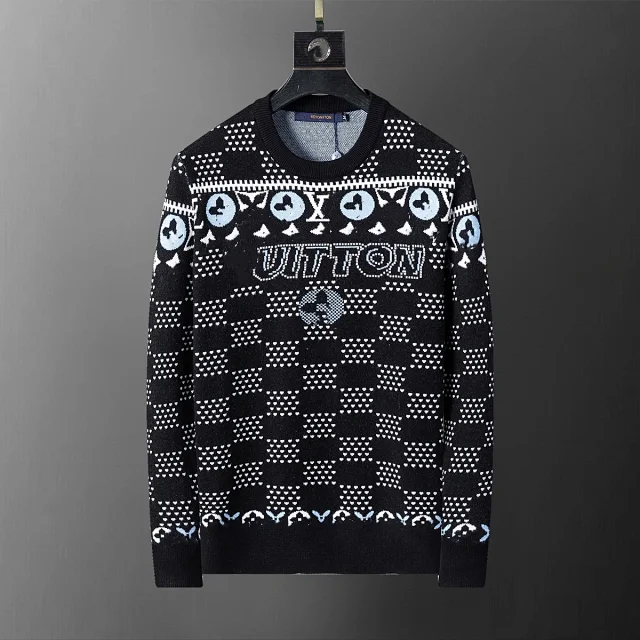 Louis Vuitton Knitwear Logo Jacquard Knit Sweater product detail image 7
