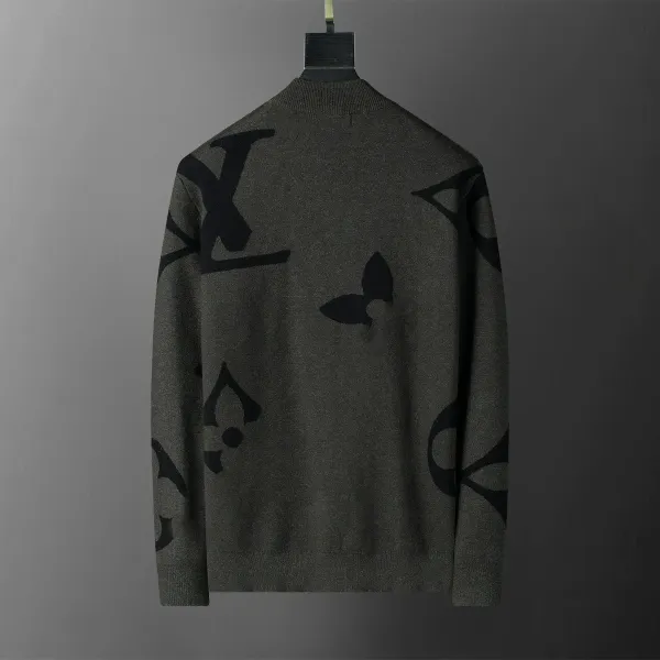 Louis Vuitton Monogram Knit Cardigan Burgundy - 6