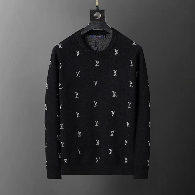 Louis Vuitton Knitwear Logo Jacquard Knit Sweater product detail image 34