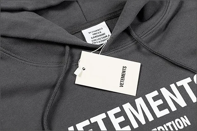 Vetements Hoodies & Sweatshirts VET-206 graphic pullover hoodie product detail image 24