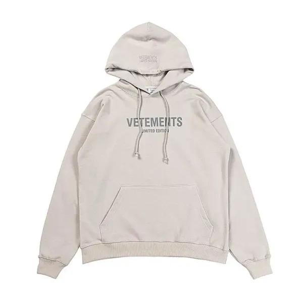 Vetements x Hello Name Tag White Hoodie - 21