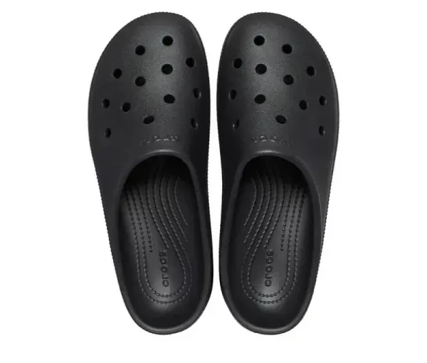 Crocs Classic Platform Clog Cream Sandals - 7