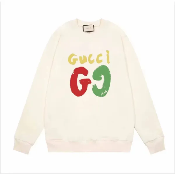 Gucci GG Graffiti Print Off-White Sweatshirt - 1
