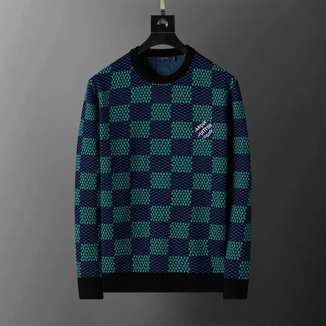 Louis Vuitton Knitwear Logo Jacquard Knit Sweater product detail image 5