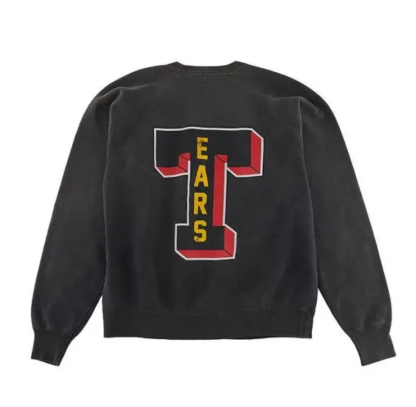 Saint Tears Skeleton Ribcage Long-Sleeve T-Shirt Black - 57