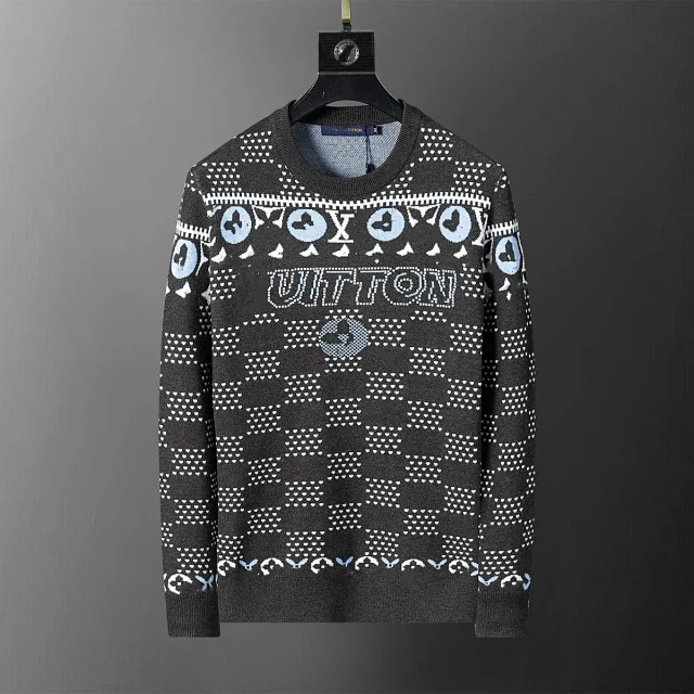 Louis Vuitton Knitwear Logo Jacquard Knit Sweater product detail image 9