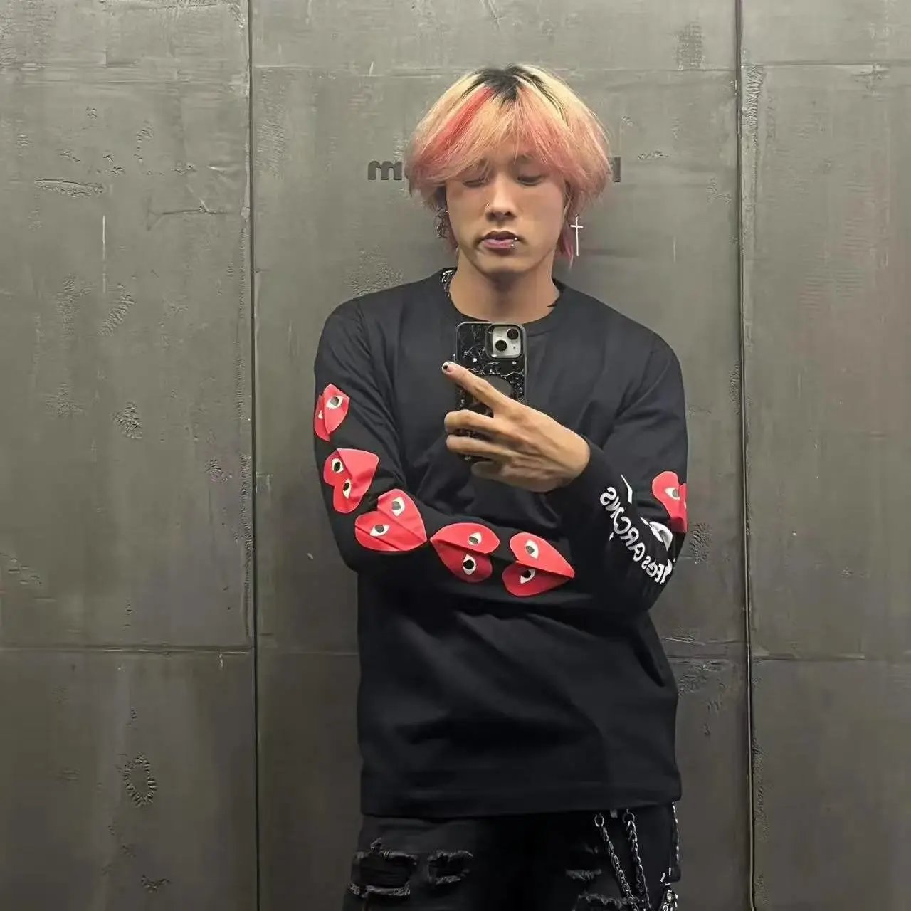 Long Sleeve Heart Logo T-Shirt photo 6