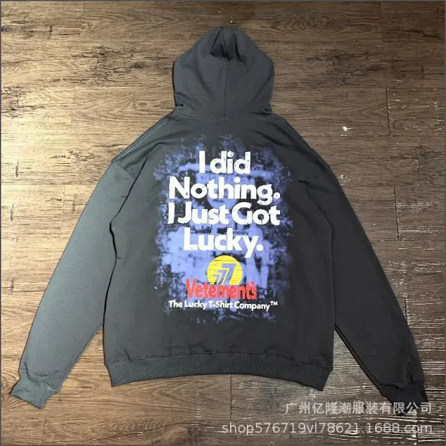 Vetements Hoodies & Sweatshirts VET-206 graphic pullover hoodie product detail image 16