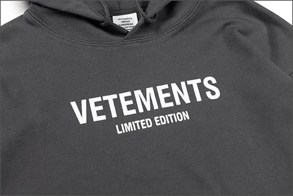 Vetements x Hello Name Tag White Hoodie - 24