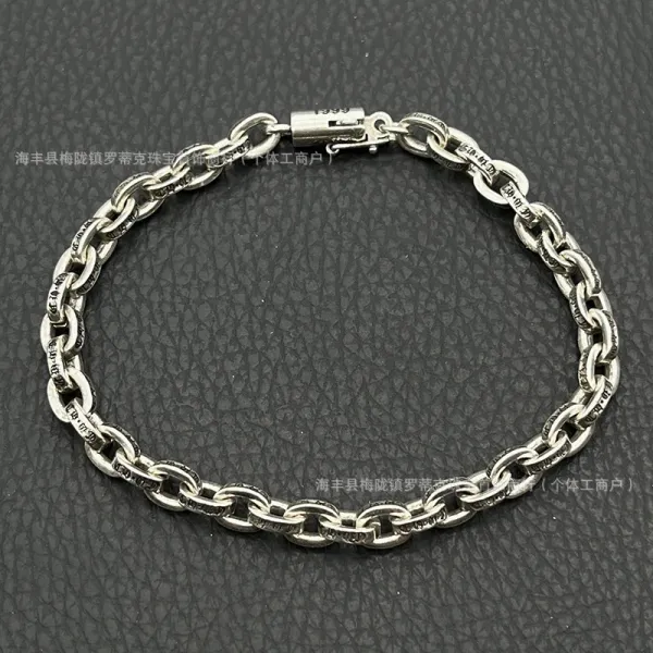 Chrome Hearts Classic Link Chain Bracelet Silver - 1