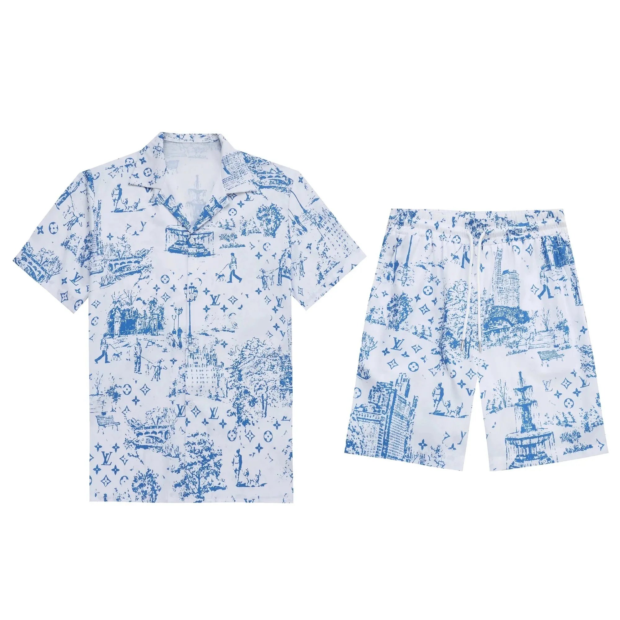LV Square Logo Sets (fire)
