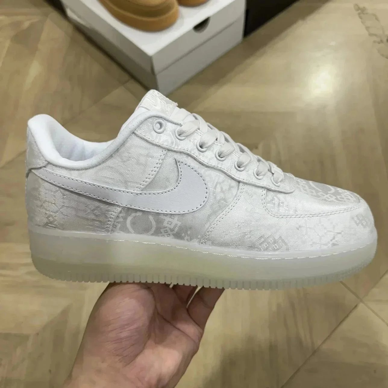Nike Air Force 1 Low CLOT 1WORLD White Silk