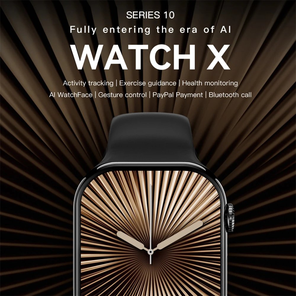 Cross border popular S10 WATCH X smartwatch Bluetooth call heart rate sleep dual payment sports map hand