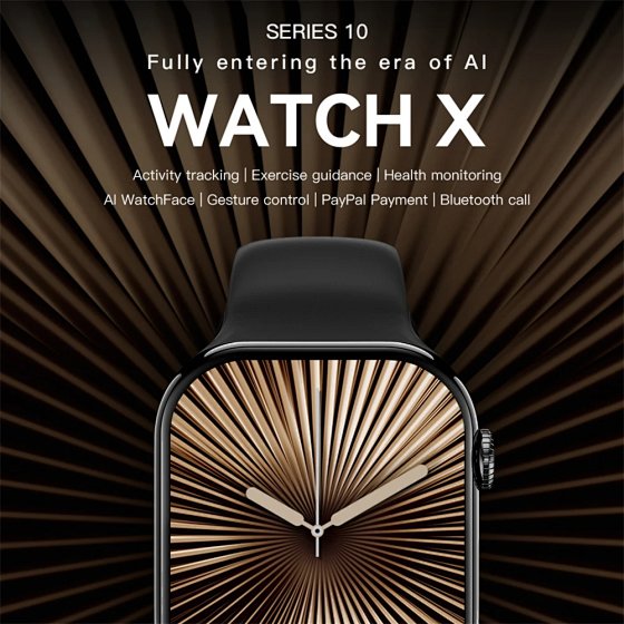 Cross border popular S10 WATCH X smartwatch Bluetooth call heart rate sleep dual payment sports map hand