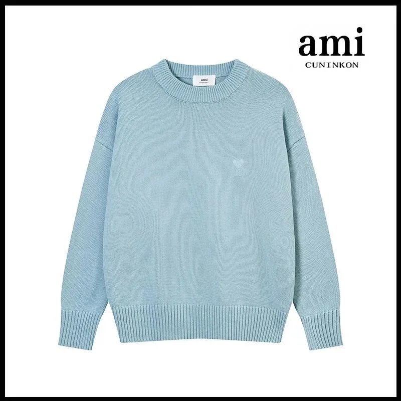 Sky Blue [A8115 Medium Heart Crewneck Cotton Yarn Style]