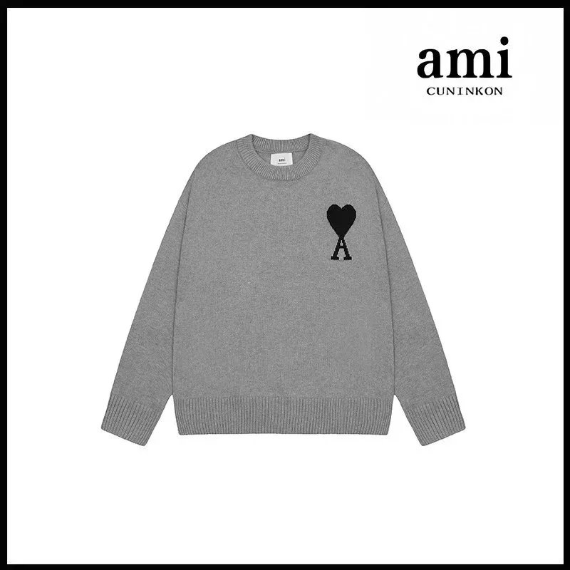 Light Gray Black Badge [2115 Crewneck Jacquard Style]