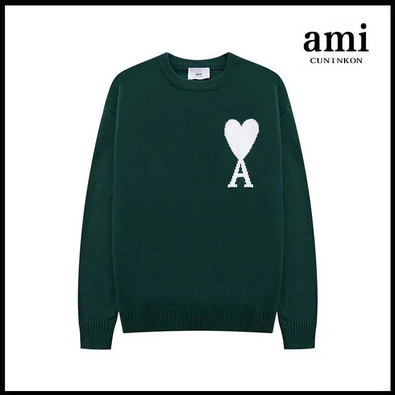 Dark Green [A8 Crewneck Jacquard Style]