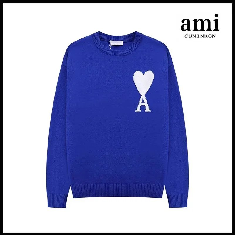 Royal Blue [A8 Crewneck Jacquard Style]