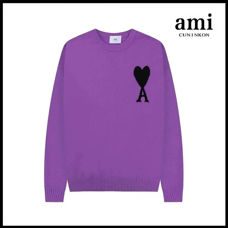 Purple [A8 Crewneck Jacquard Style]