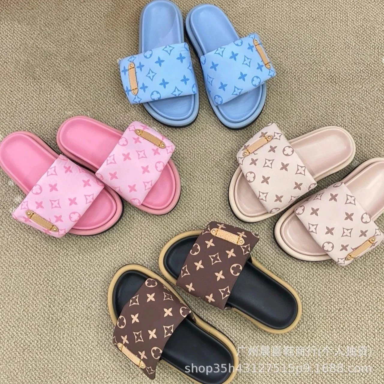 Louis Vuitton Monogram Platform Slides — Multiple Colors product photo 3