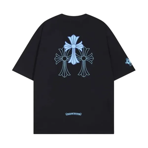 Chrome Hearts Los Angeles Circle Logo Black T-Shirt - 4