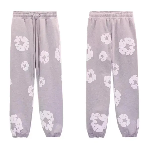 Off-White Scrunchie Print Gray Sweatpants - 1