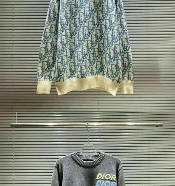 Design Graphic Knit Sweater Gray Multicolor - 15