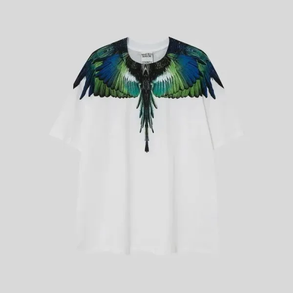 Marcelo Burlon County of Milan Wings Print White T-Shirt - 1