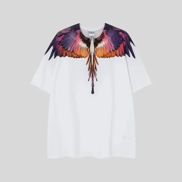 Marcelo Burlon County of Milan Wings Print White T-Shirt - 1