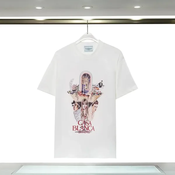Casablanca Casa Blanca Grand Prix White T-Shirt - 1