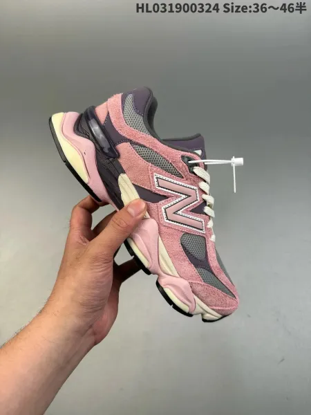 New Balance 9060 Pink Purple Chunky Sneakers - 1